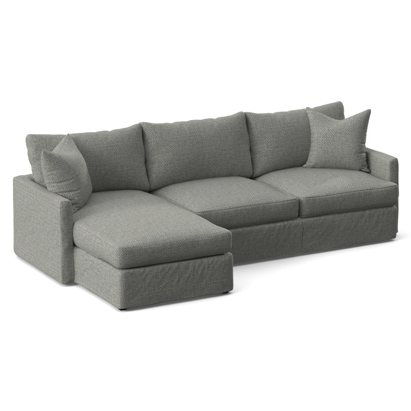 Hartig Upholstered L-Shaped Sectional, Left Hand Facing, Vault Spa Performance