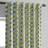 Kayse Geometric Gemstone Cascade Jacquard Room Darkening Curtains. -  Single Panel-245154351