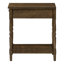 Table d'appoint, table de bout à 2 niveaux, table de bout, table de chevet, chambre à coucher, étroite, lampe, tiroir de rangement-1358963931-1358963929