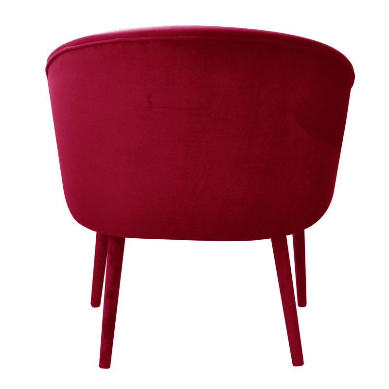 Upholstered Barrel Chair, Pink