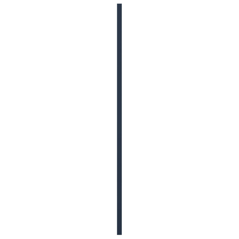 Volets de style moderne EnduraCore Composite Santa Fe, Bleu nuit sans étoile, 15"W, H 55 po