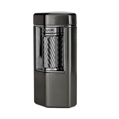 Xikar Meridian Triple Soft Flame Cigar Lighter, Elegant, Powerful, Gunmetal -  XI-600GM