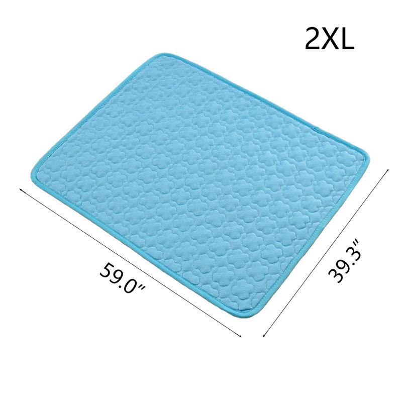 Couverture pour chien, mat, bleu, Grand (l 59 po x P 39,3 po)