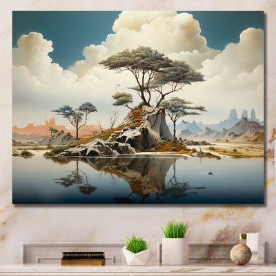 «Mind-Blowing», art mural paysage abstrait