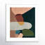 «Stacking Pebbles I Mauve» par Eva Watts - reproduction de cadre photo sur papier-1330374277-1330374274