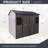 8x6 Resin Outdoor Storage Shed with Floor and 2 Windows Brown