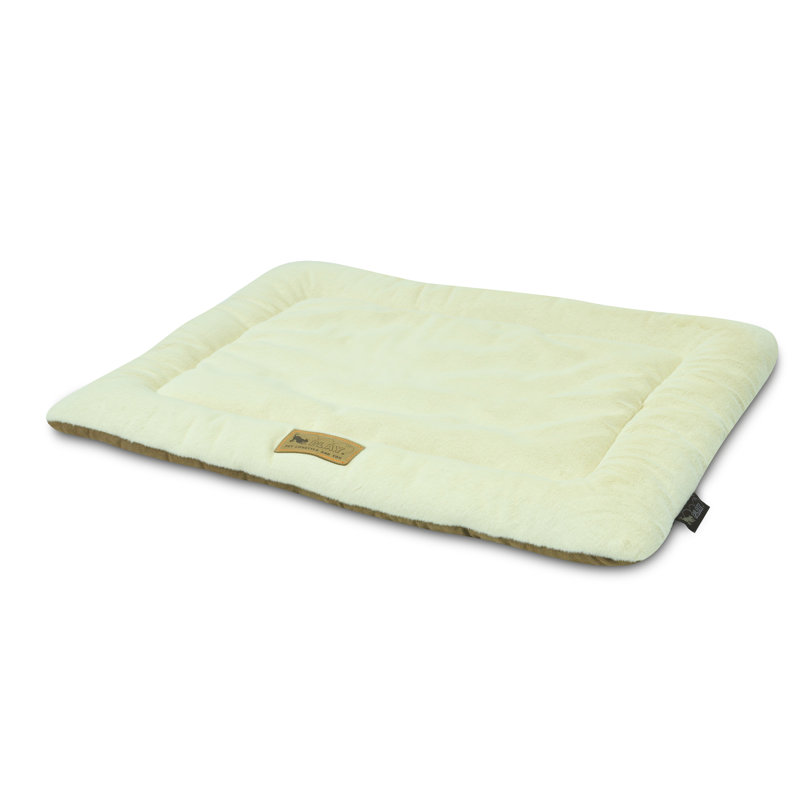 Tapis de cage moelleux, Crème / noisette, Grand (l 30 po x P 23 po)