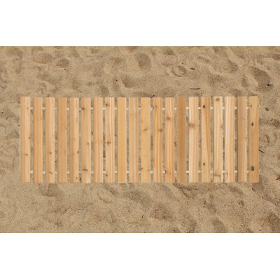 2' X 10' Red Cedar Roll-Up Walkway