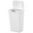 Sterilite 13 Gallon TouchTop Wastebasket with Titanium Latch, White (12 Pack)