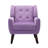 Jaqueze Upholstered Polyester Tufted Square Arm Accent chair-1087281856