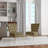 Upholstered Floral Side Chair - Modern floral Accent Chair-90392347