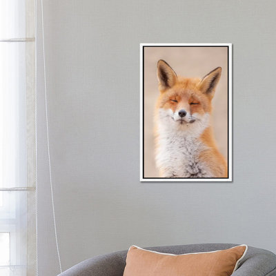 Zen Fox 1 Piece Wall Art on Canvas