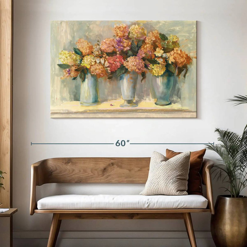 Bouquets d'hortensias d'automne Harnek, H 32 po x l 48 po