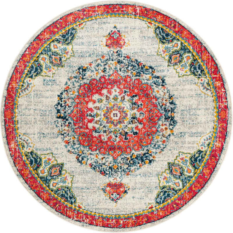 Pennylane Oriental Indoor Rug, Round 7'1"