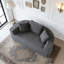 Convertible sofa couch bed,multi-functional,circular bed,adjustable Futon sofa-1643134204