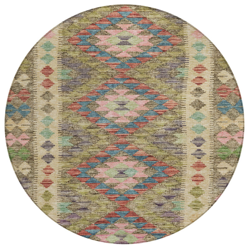 Tapis rond 8 po