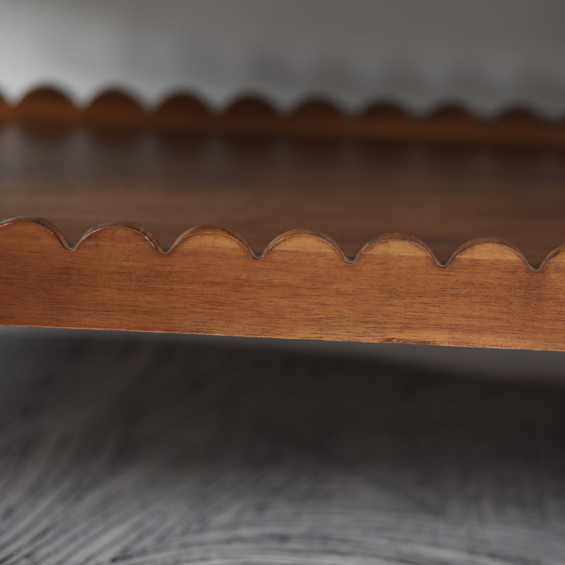 Table basse à 2 niveaux Sculptwave Farmhouse, Rectangulaire