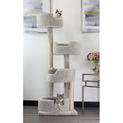 New Cat Condos Maison pour chat avec maison fermée