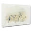 Seagulls Upon The Beach In Abstract - Wrapped Canvas-55338691