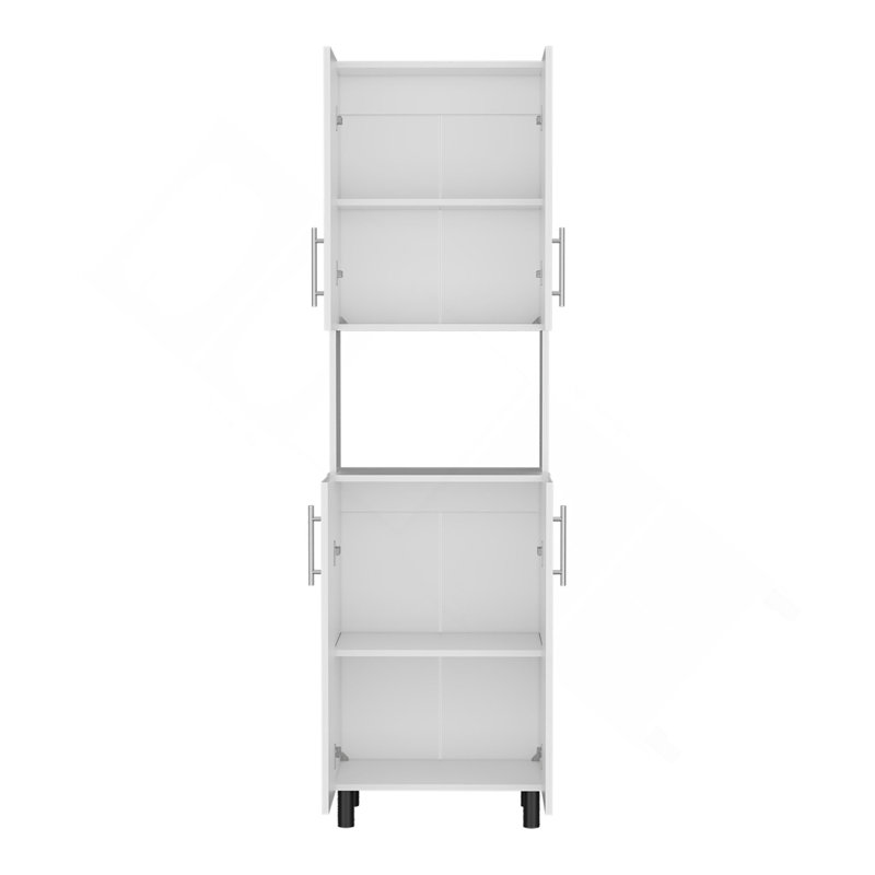 Garde-manger, 4 portes, 4 tablettes