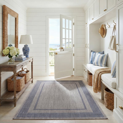 Tapis d'intérieur tissé à la machine Courtyard