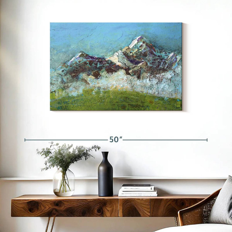 Avery Wilson Fog Green, 24" H x 36" W