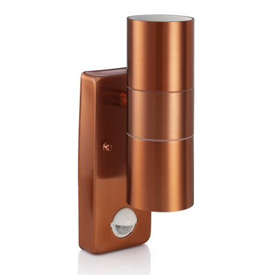 Garrity LED Outdoor Armed Sconce with Motion Sensor