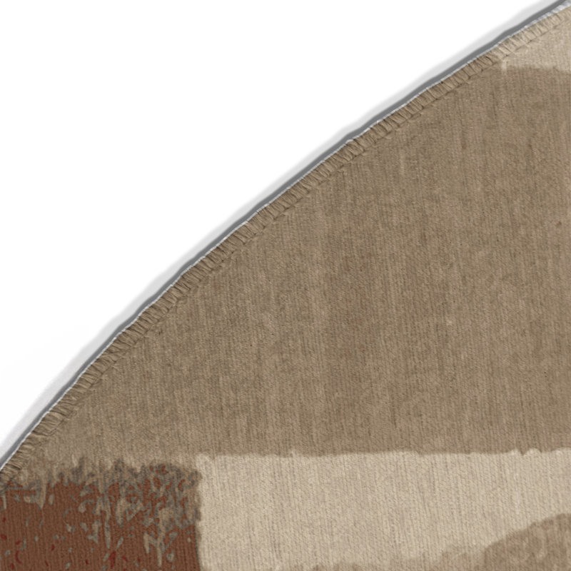 Tapis intérieur et extérieur Facet Fusion, Rond 5 pi