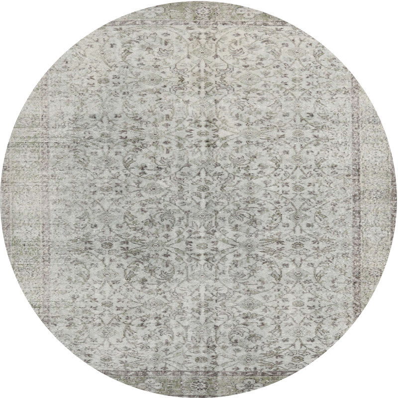 Claudis Oriental Indoor Rug, Round 7'