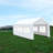 10'X20' Heavy Duty Carport Gazebo, Canopy Garage, Car Shelter With Windows