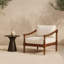 Table d'appoint d'extérieur Rosemary Bardo Bronze foncé