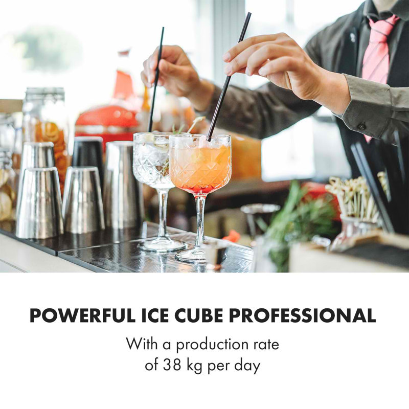 Klarstein Countertop Snow Cone Maker, 15 L