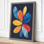 Geometric Bloom Botanical 1 Piece Wrapped Canvas Wall Art-1452498834-1452498837