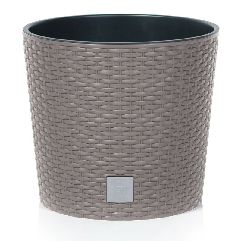 Eisenhart Plant Pot, Mocca, 27cm H x 30cm W x 30cm D