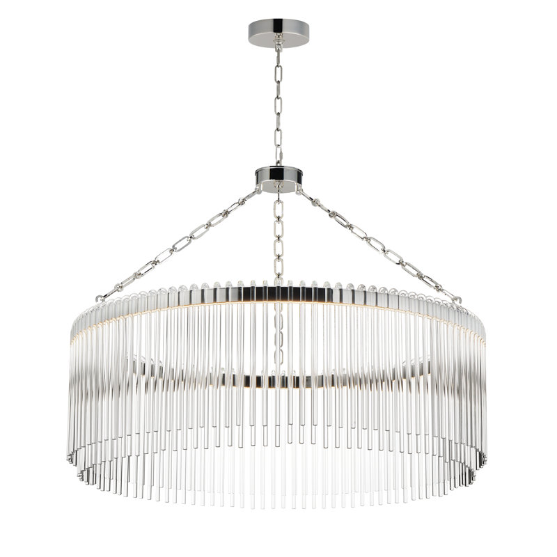 Jolie-Chandelier, Polished Nickel