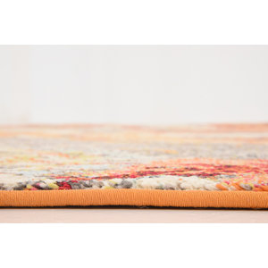 Langley Street Eddins Performance Orange Rug & Reviews | Wayfair