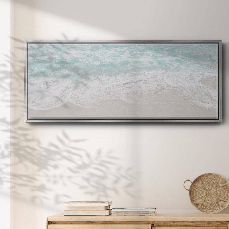 Coastline Tide- Framed Canvas, 24" H x 60" W