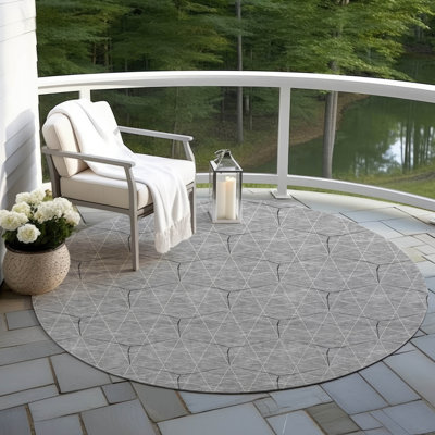 Tapis intérieur / extérieur gris Alina 