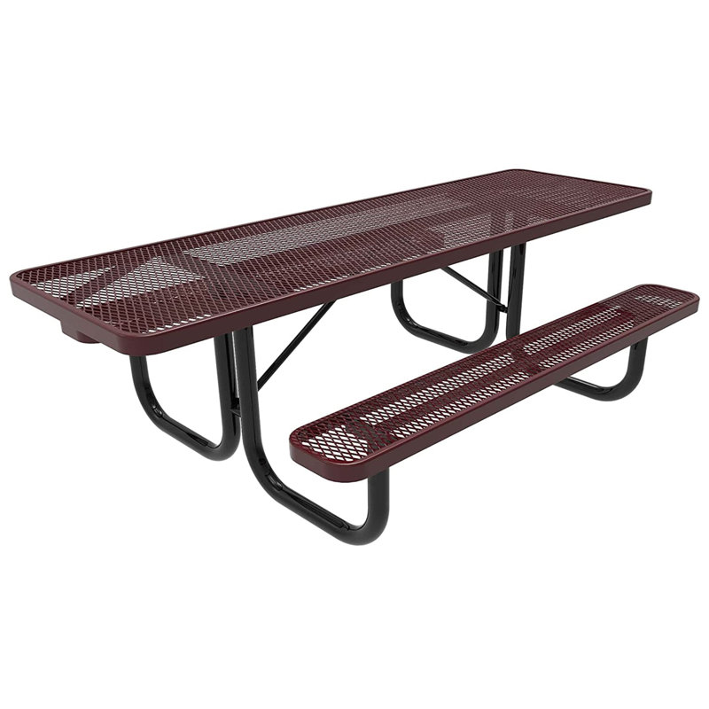 Table de pique-nique en plastique Dimatteo, Bourgogne