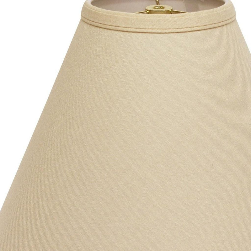 Abat-jour beige en lin