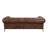 Jaron Mocha Top Grain Leather Sofa