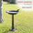 Henton Plastic/Acrylic Fountain Birdbath
