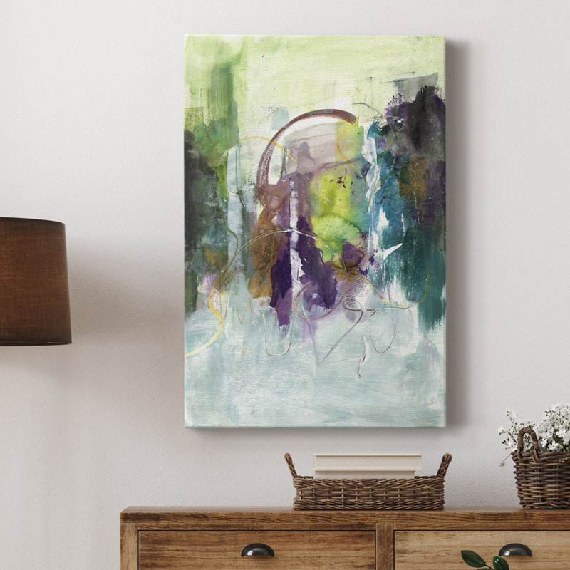 " Moving On I " Painting Print, 27'' H x 18'' W x 1'' D