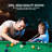 48" Portable Pool Table Billiard Table with 2 Cue Sticks, Balls, Triangle, Chalk, Brush-90869724-90869723
