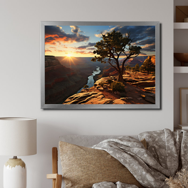 Canyon Canyon I sur toile, H 34 po x l 44 po x P 1,5 po, Toile tendue