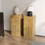 Table de bout en bois à colonnes carrées MGO-1864351277-1865168589