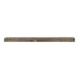Modern Ember Vara Wood Mantel Shelf - 3 Inch Height - Variations in Grain and Natural Distressing