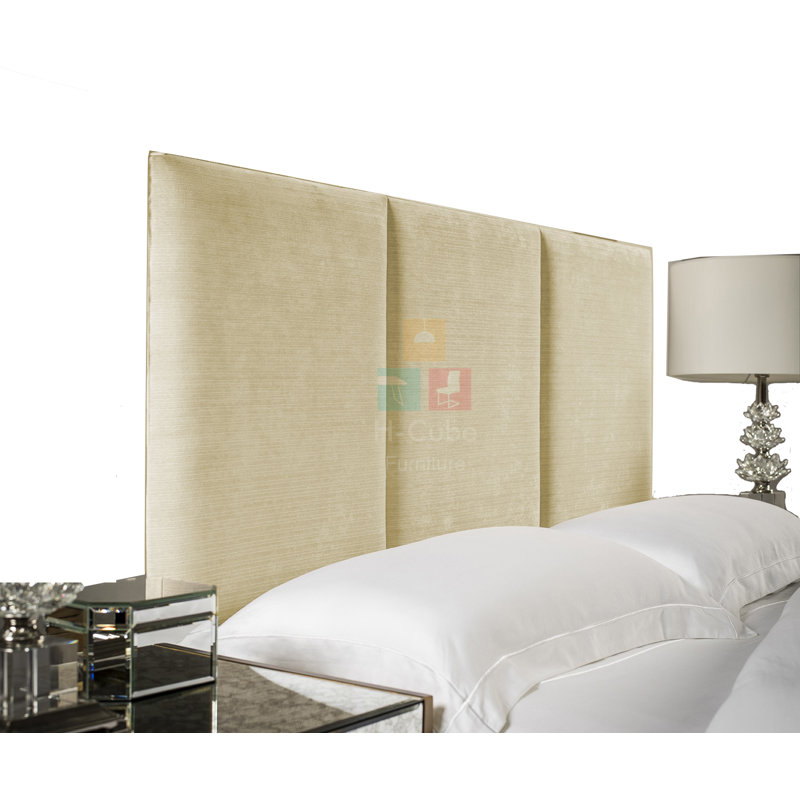 Alton UK Small Double - DE 120 X 190 Cm Upholstered Headboard, Beige