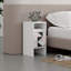 Table de chevet blanche 23 po