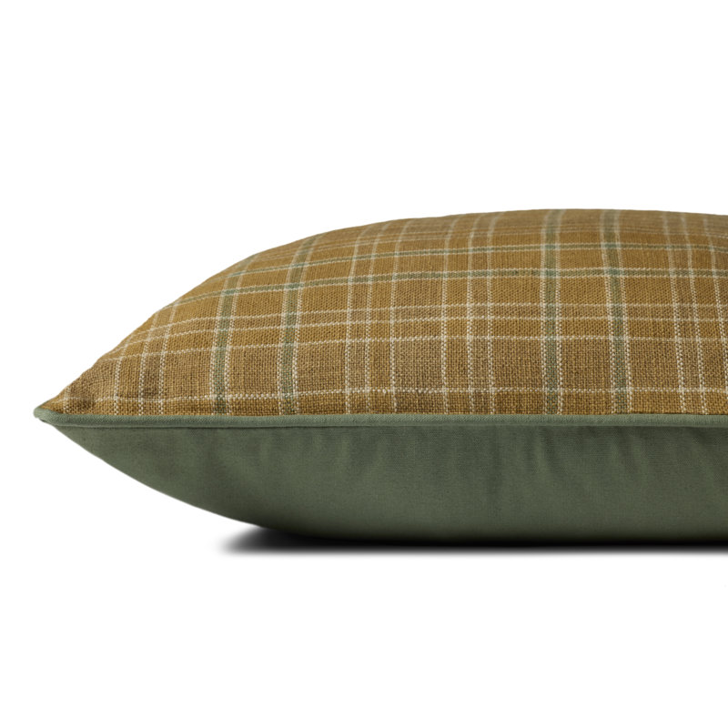 Coussin décoratif Chris Loves Julia x Loloi Alder, Doré, 20'' x 20'' Cover Only